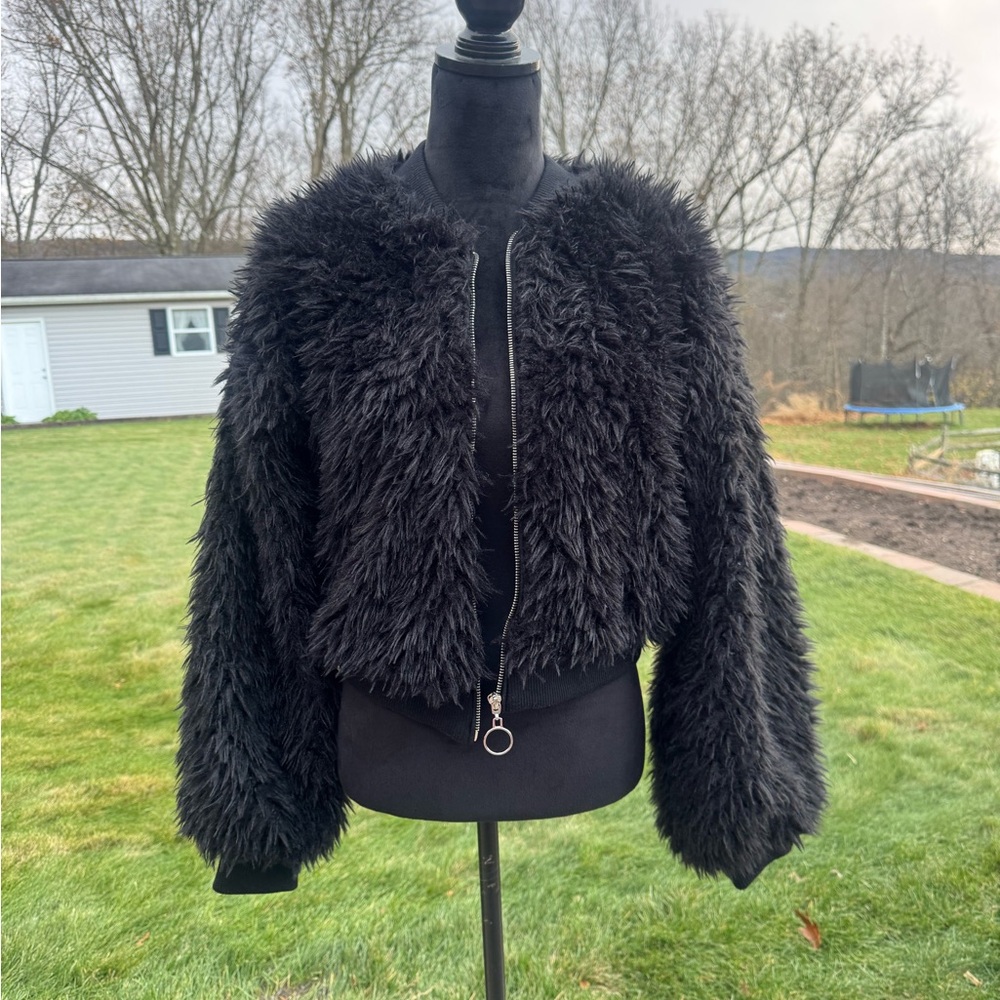Wild Fable Black Teddy Jacket